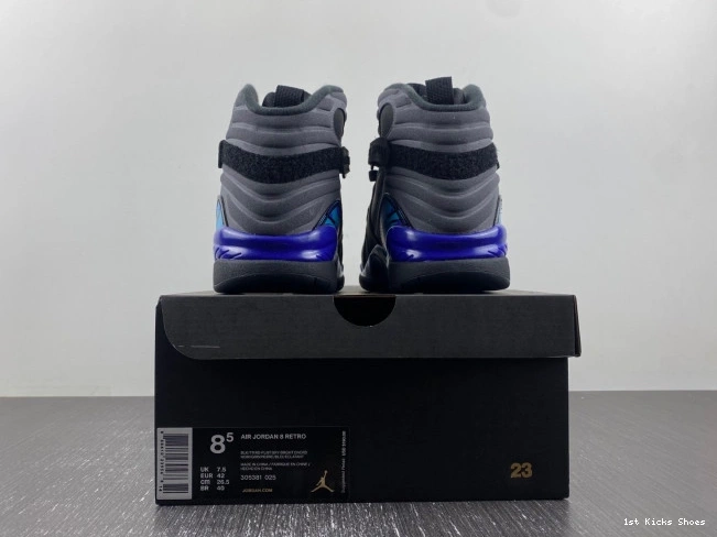 1st Kicks 305381-025 (2015) Retro 8 Jordan Aqua 0726